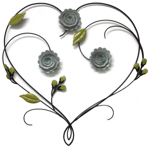 Wholesale Metal Flowers Floral Wall Accent For Home Decore Living Room Bedroom wall Decoration