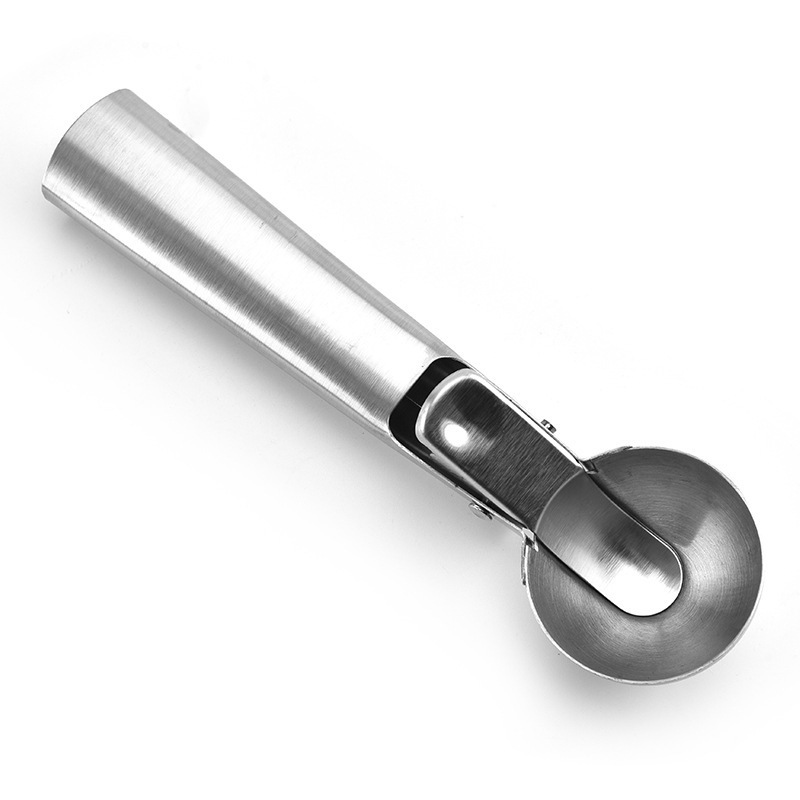 Ice Cream Scooper Stainless Steel Heavy Duty Metal Icecream Spoon Safe Premium Ice Cream Scoop with Trigger