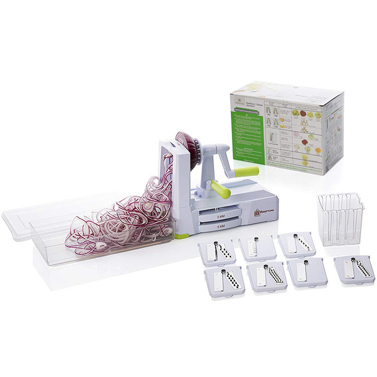 Wholesale kitchen accessories spiral vegetable cutter, vegetable cutter slicer, vegetable cutter