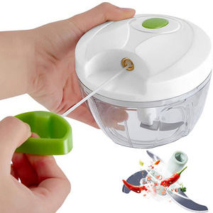 2022 Kitchen gadget mini spiralizer multifunctional mandoline manual onion fruit vegetable cutter speedy chopper slicer dicer