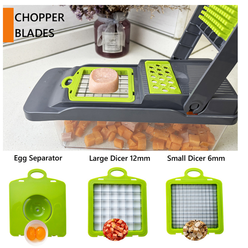 Multifunctional 12 in 1 manual fruit and vegetable slicer multi function fullstar vegetable chopper