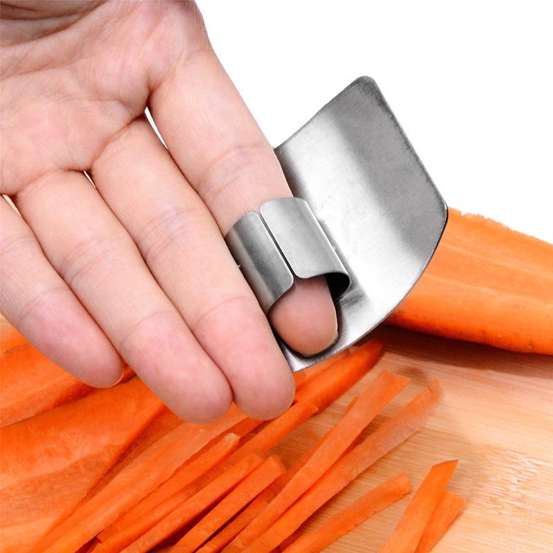 Kitchen Stainless Steel Finger Cutting Guard Chopping Vegetable Guard Knife Cutting Protector Finger Protector for Cutting