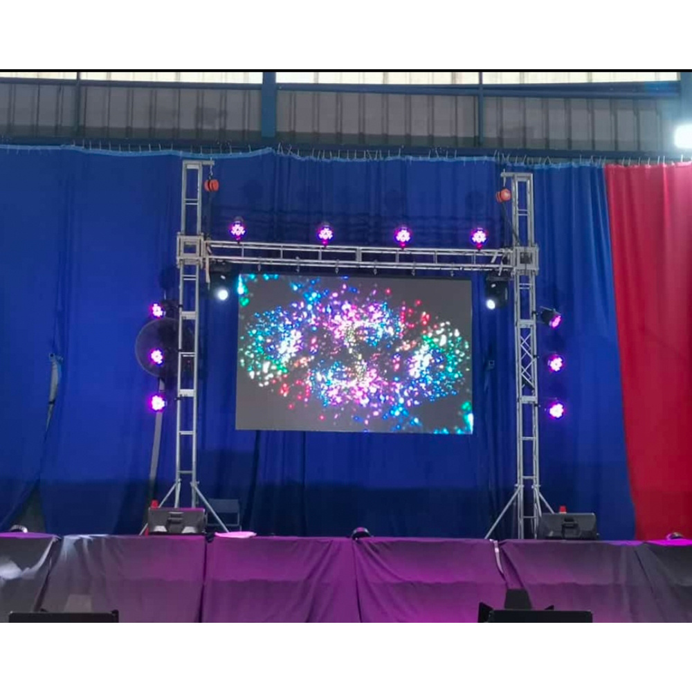 Indoor Rgb P3.91 P391 Pixel P3.9mm Led Die Cast Panel 500X500mm Hd 4K Display Video Wall Screen Chassis Conference Events Stage