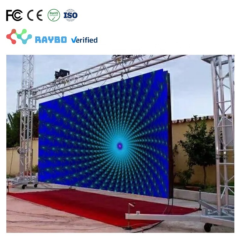 Raybo Outdoor HD Waterproof Led Wall Panel High Resolution High Brightness Movable Video Wall Rental Outdoor LED Screen Display