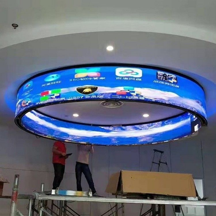 Raybo Customizable Led Display Outdoor P2.5 Soft Flexible Led Module Video Wall Led Module Customized Round Led Display Module