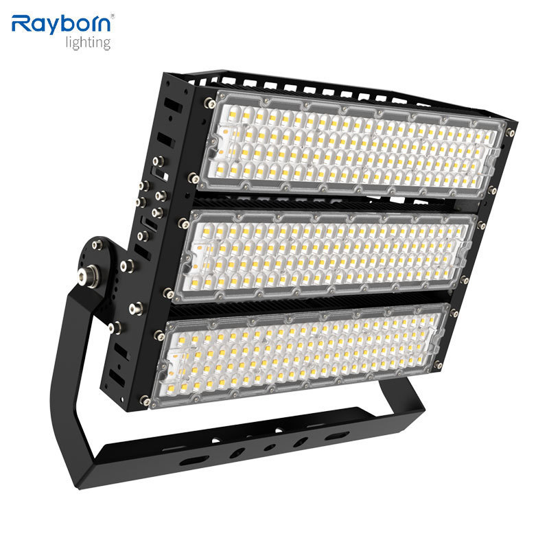 Dali Dimmable 0-10V 750W 1000W LED Flood Light Outdoor Stadium Lighting DMX