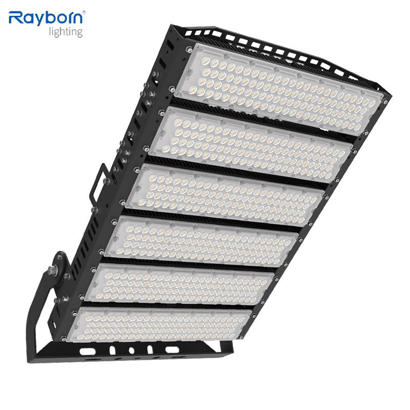 Dali Dimmable 0-10V 750W 1000W LED Flood Light Outdoor Stadium Lighting DMX