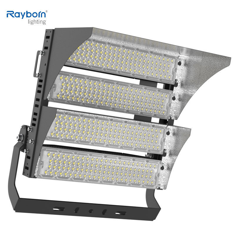 Dali Dimmable 0-10V 750W 1000W LED Flood Light Outdoor Stadium Lighting DMX