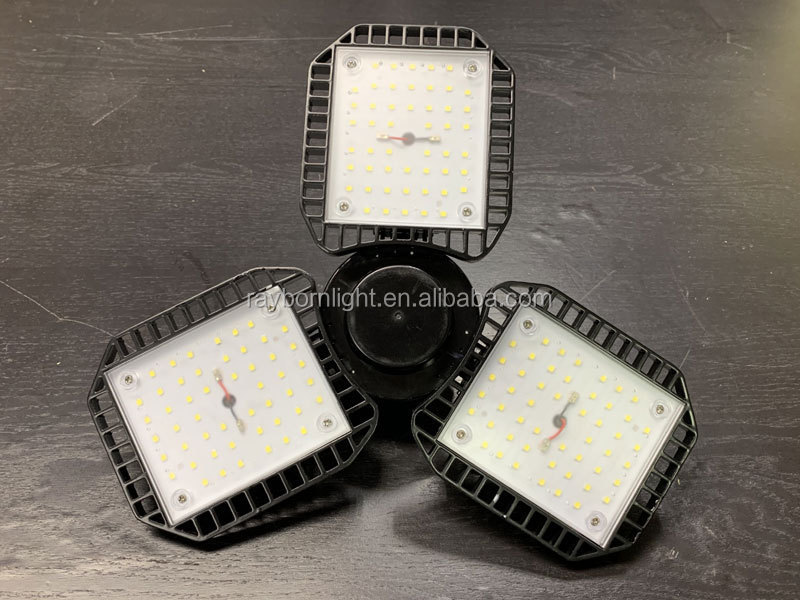 130lm/w Super Bright E27 Led High Bay Bulb Light 80W 100W Deformable LED Garage Light