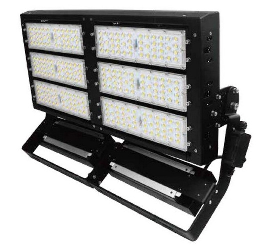 150lm/w Output High Power 400w/500w/600w/800w/1000w Industrial Round Led Flood Light for Football Stadium