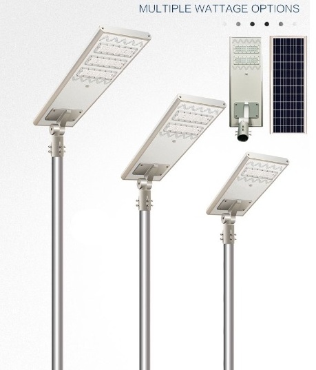 Parts Easy Replace 50W 80W Integrate LED Solar Street Light Solar Light with 5 Years Warranty