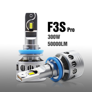 Super Bright LED Headlight bulb h7 F3S Pro 300W 50000LM  LED H11 HB3 9005 HB4 9006 H4 LED Car Headlights high power LED Canbus