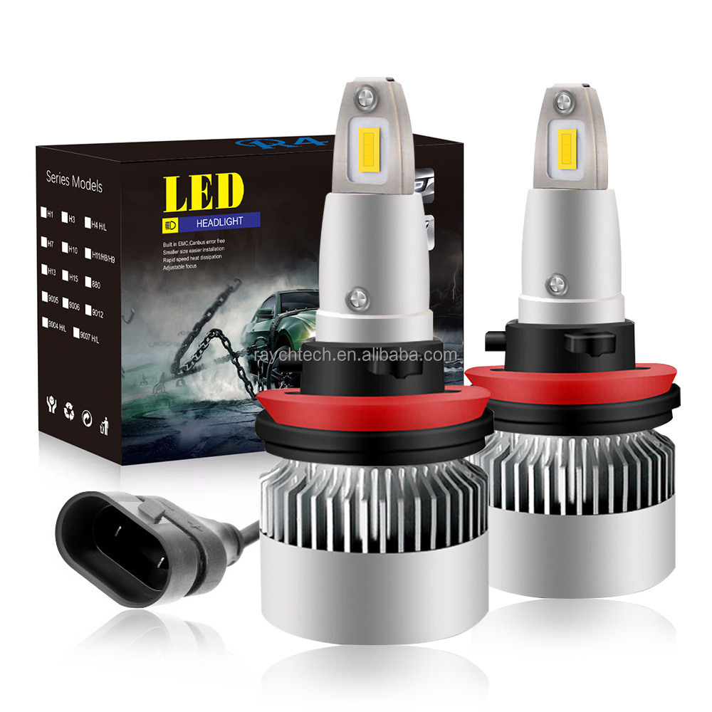 R4 Car Lights Led H4 80W 10000LM H11 Led Lamp For Car Headlight Bulbs H4 H1 H8 H9 9005 9006 Hb3 Hb4 H7 Led Bulbs