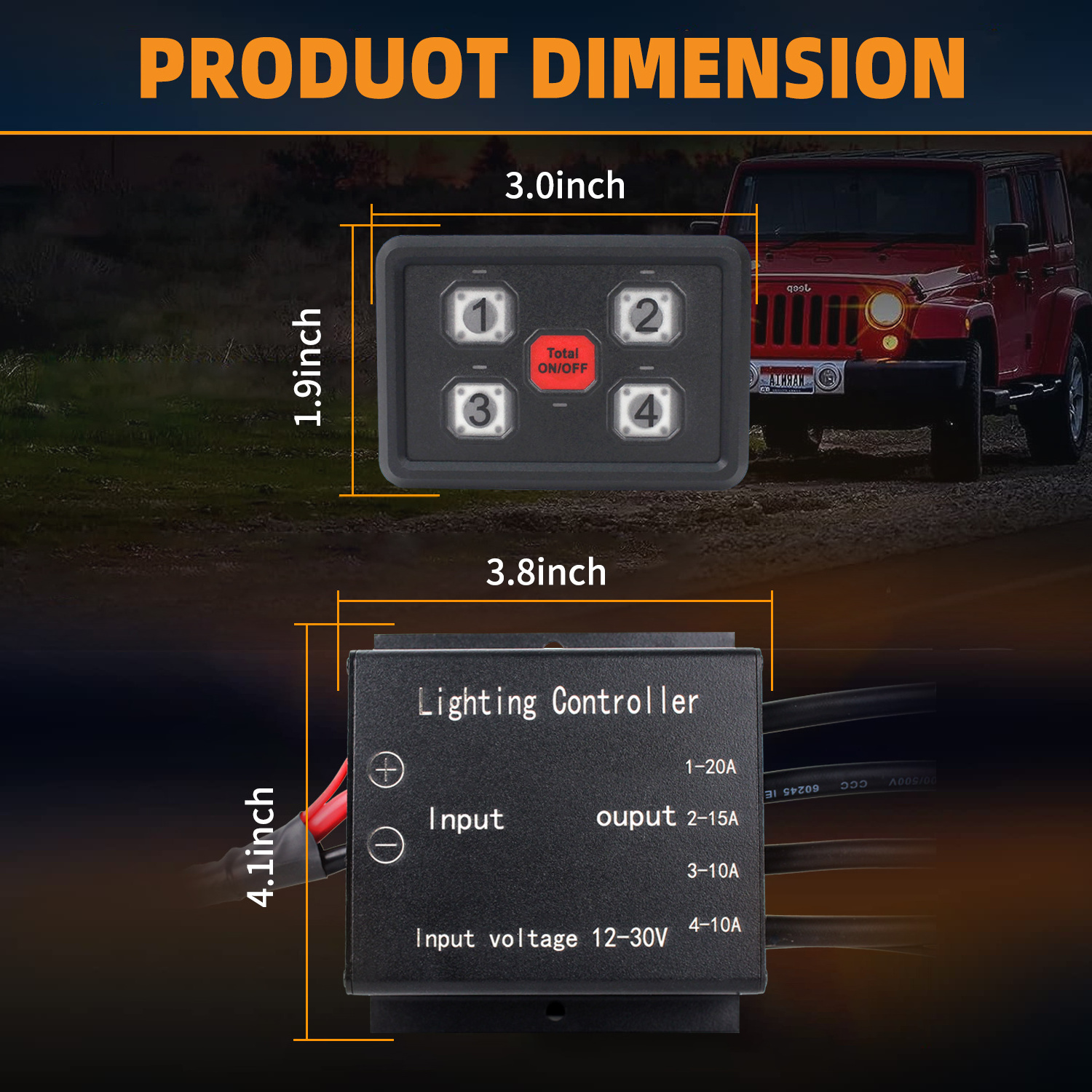 New remote control switch panel Dc 12v Touch Switch Panel Waterproof Car Off Road Light Control  Rv Boat Marine Caravan