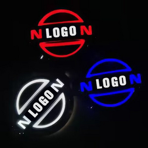 3D 4D 5D luminous Led Car Logo Sign Front Grille Badge Led Car Logo Emblems used for /FORD/KIA/BENZ/Opel/SU