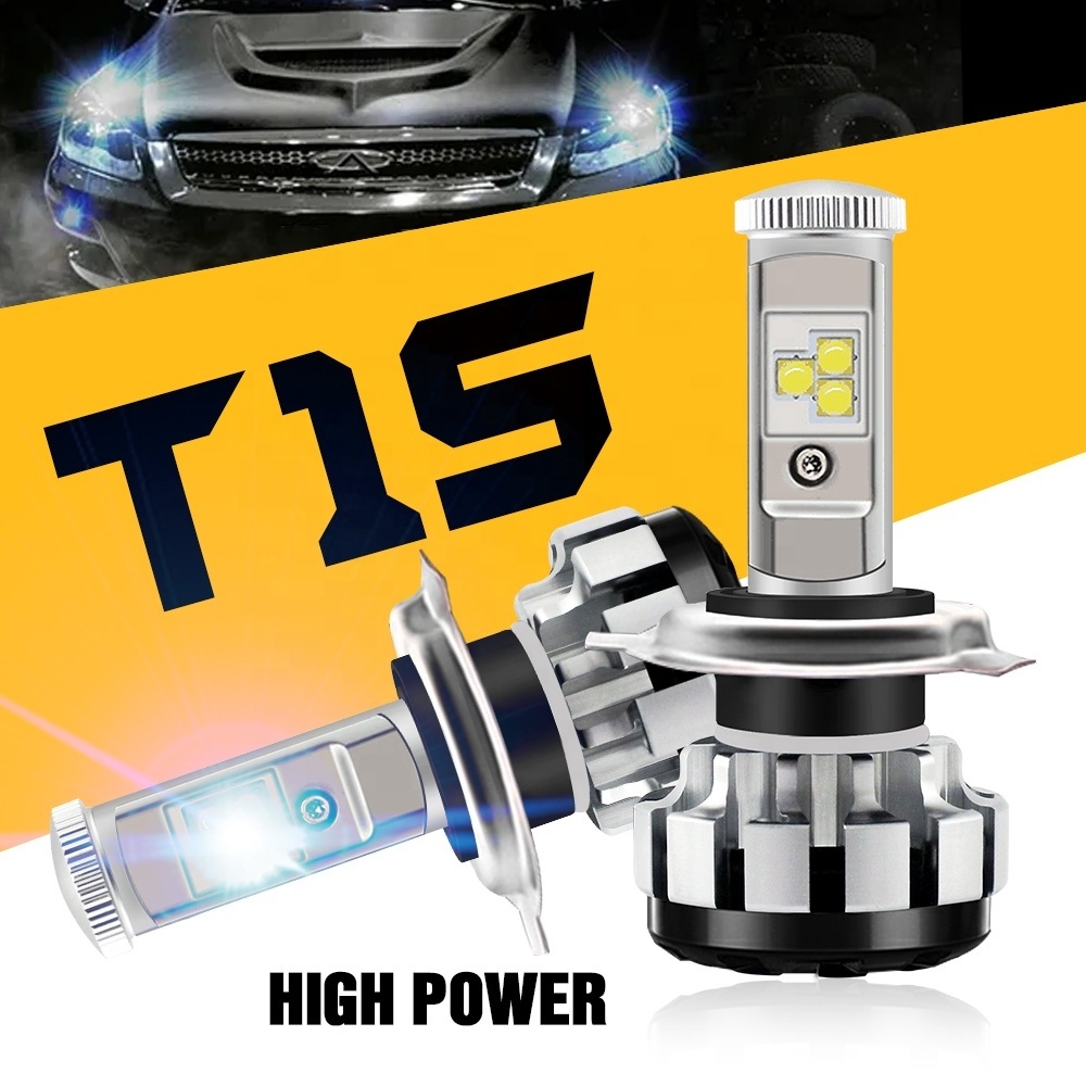 2021 New LED H4 H13 9004 9007 40 watts 4000 lumen car bulb H1 H7 H11 9005 9006 T1S led headlight  for car motorcycle truck