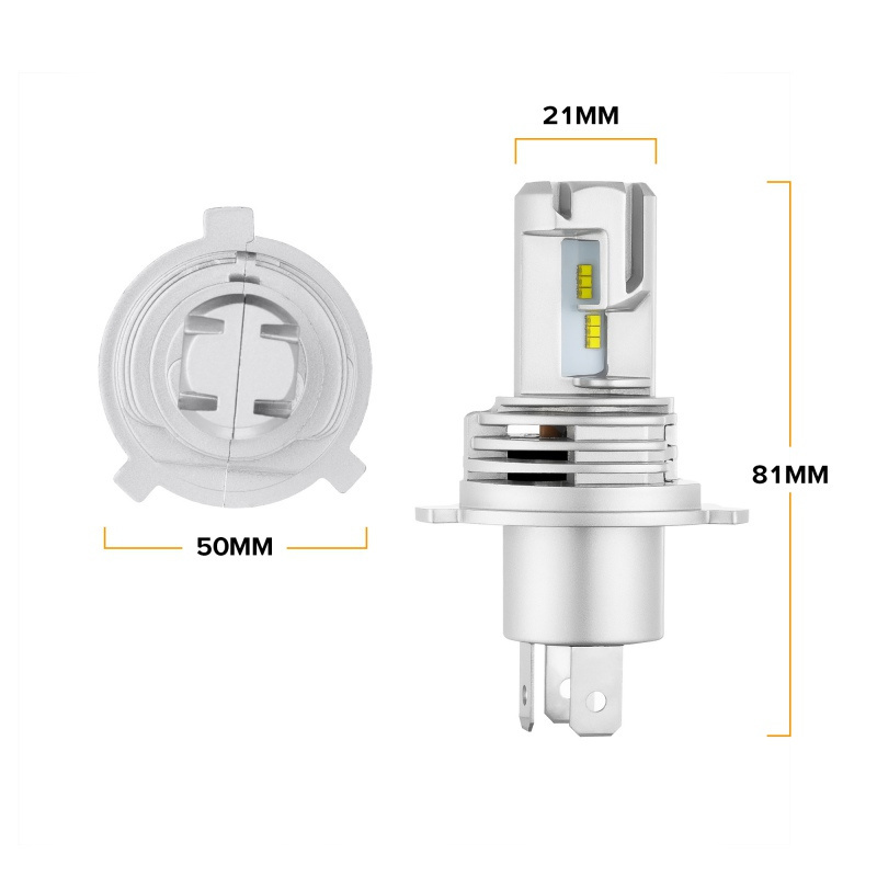 M3 H4 H13 9004 9007 Car LED headlight bulbs 50W 5000lm ZES LED headlight lamps 9005 9006 H11 H7 led fog light car led headlight