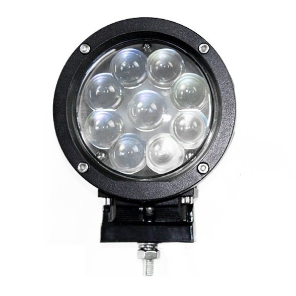 RAYCH 2022 5.5 inch 45W Round Led flood driving Work Lights Offroad Driving Pod Spotlight for J eep SUV ATV Boats Cars Trucks