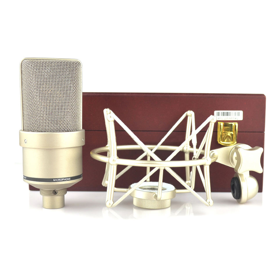 Professional Studio Recording Condenser Microphone Sound Recording Microphone High Class Condenser Mic for Stage Performance