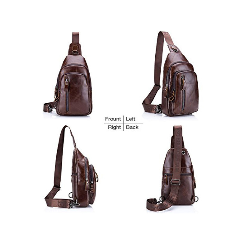 Wholesale Popular Anti Theft Side Crossbody Bag And Chest Shoulder Backpack For Men Sling Bag