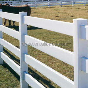 pvc fence plastic garden fence, pvc horse fence (cerca de vinilo cercado rancho, vinilo barato caballo cercado)