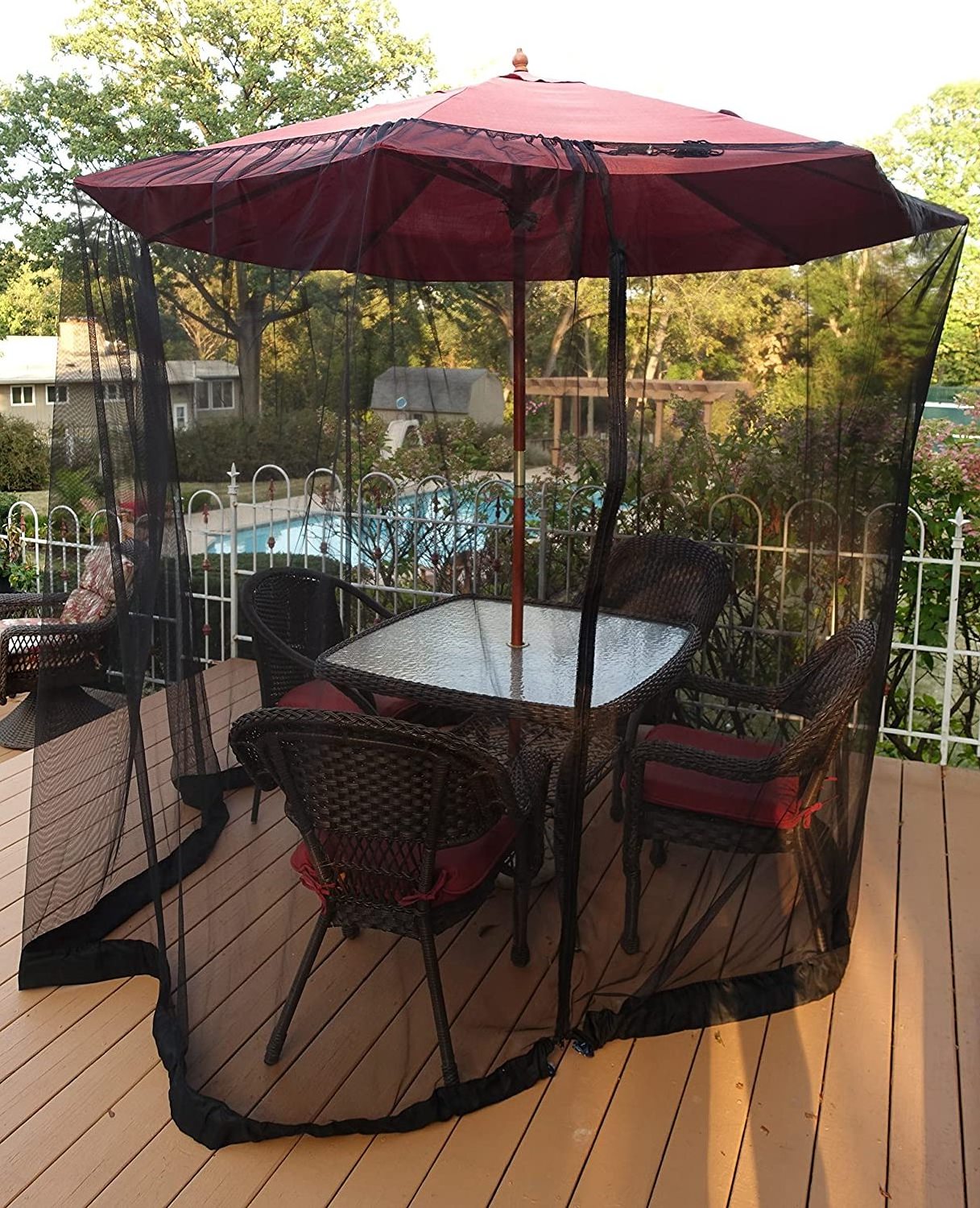 patio umbrellas net mosquito netting