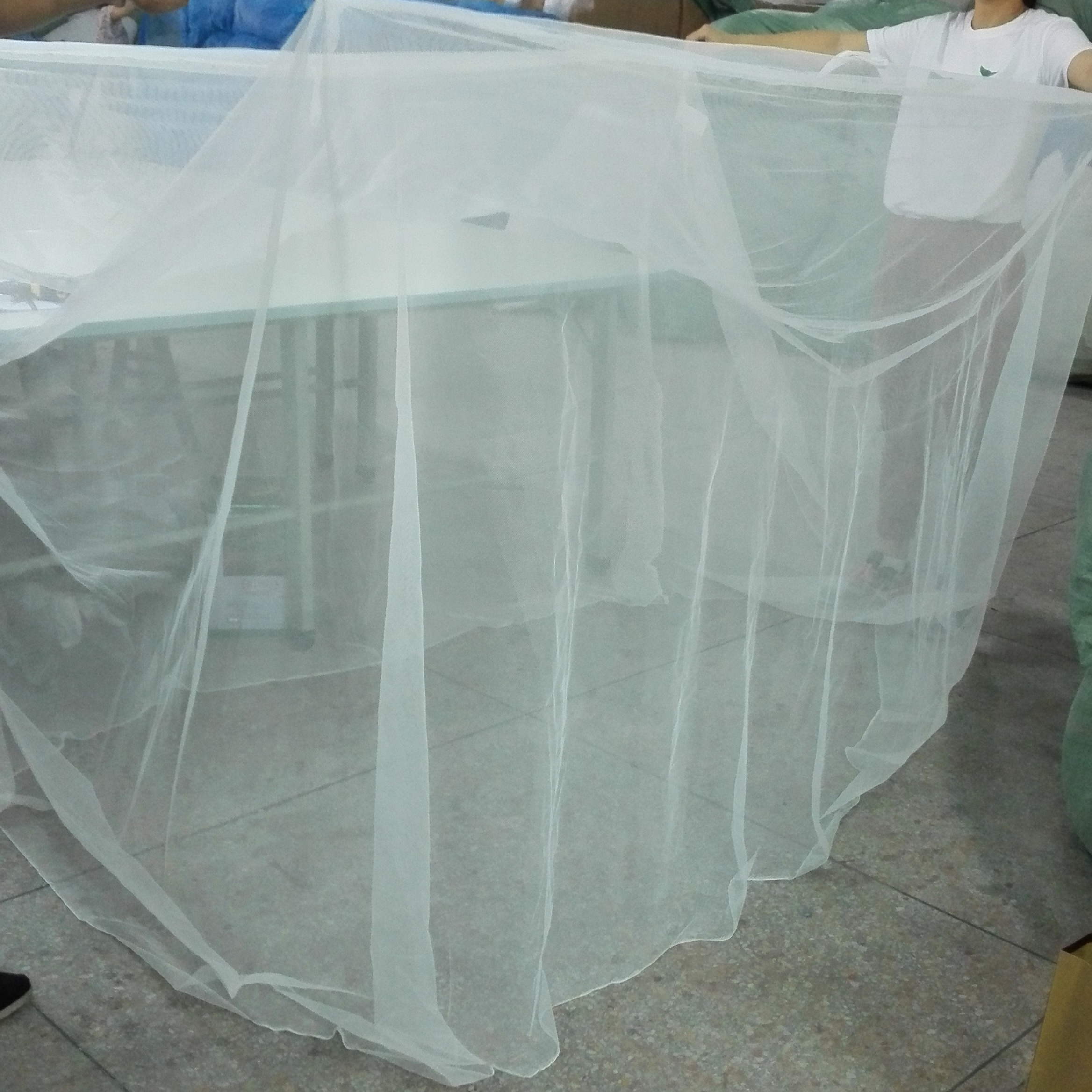 whopes approval king Rectangular  mosquito net bed 180 cm length x 160 cm width x150cm ,zona oestemosquitero plegable para cama