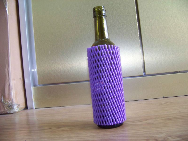 bottle net foam ,foam net protect bottles 7x20cm