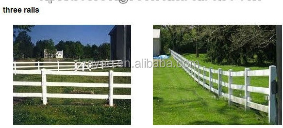 pvc fence plastic garden fence, pvc horse fence (cerca de vinilo cercado rancho, vinilo barato caballo cercado)