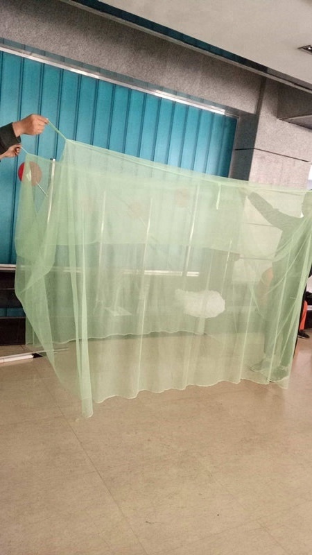 whopes approval king Rectangular  mosquito net bed 180 cm length x 160 cm width x150cm ,zona oestemosquitero plegable para cama