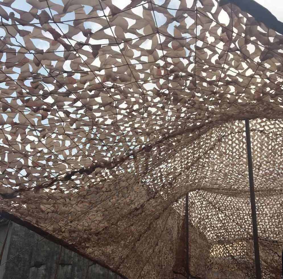 desert camouflage net mesh 10x10meter to saudi with 300D bulk roll camo netting