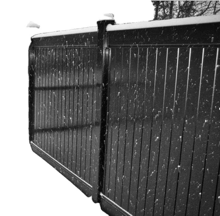 Strong and Durable fence panels vinyl black vinyl fence