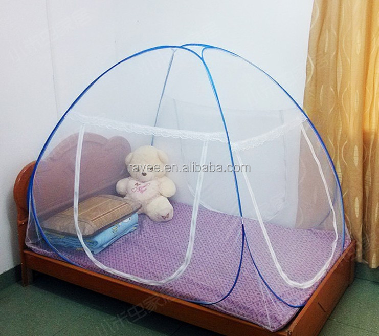 Double Size and 100% Polyester Material Pop Up Mosquito Net Tent