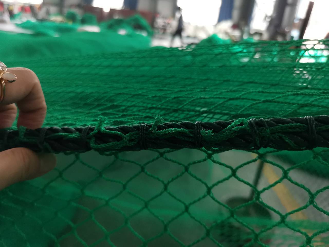 35meter  Round  fish cage net 1inches holes   for sale