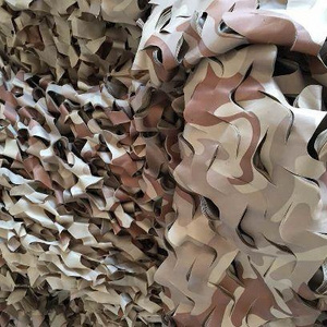 desert camouflage net mesh 10x10meter to saudi with 300D bulk roll camo netting