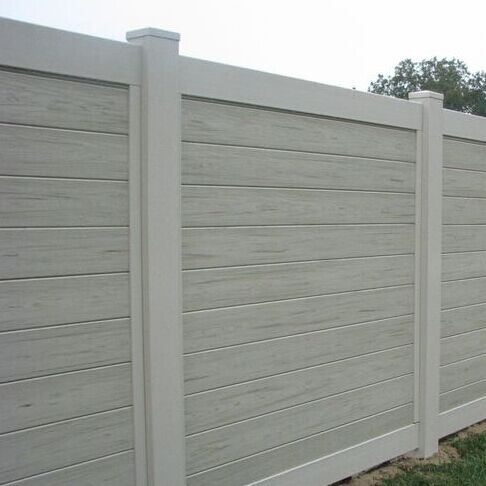 PVC plastic white used pool fences / PVC valla de jardin