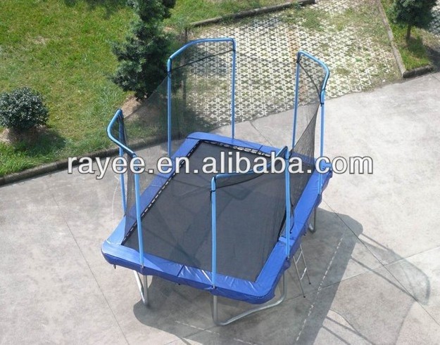 Big rectangle trampoline with enclosure / trampolines baratos con recintos