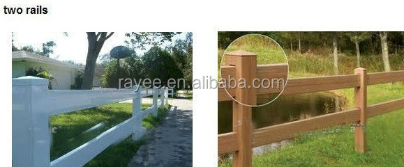 pvc fence plastic garden fence, pvc horse fence (cerca de vinilo cercado rancho, vinilo barato caballo cercado)