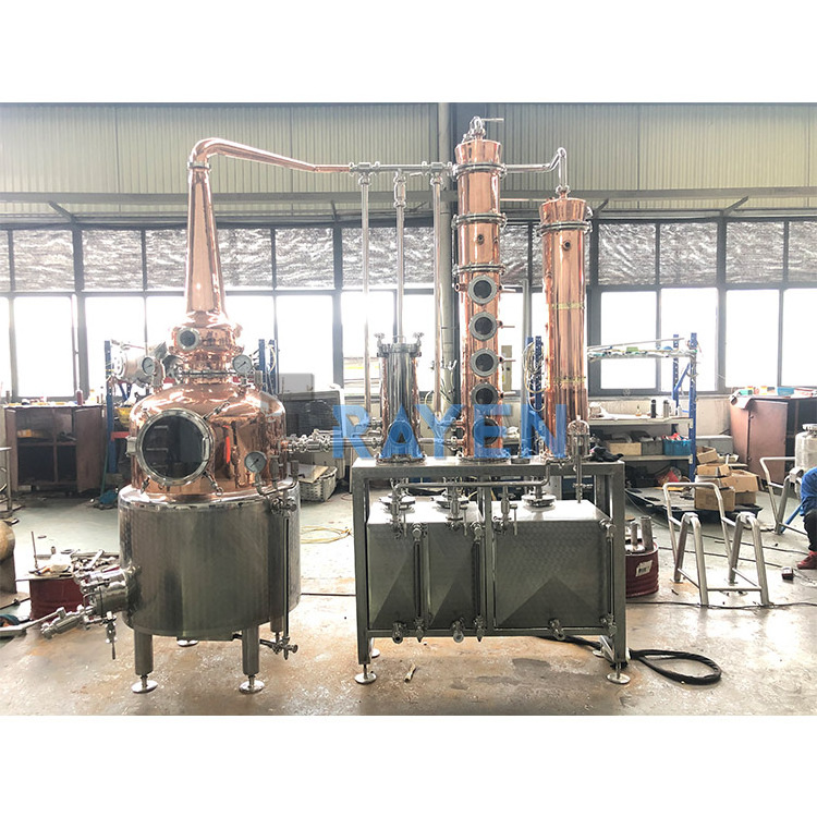 500L 1000L Alcohol Pot Still moonshine distiller copper boiler Alambic Distillateur Distillation Device