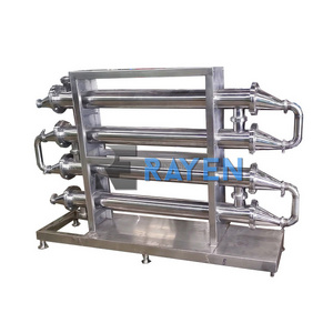 Food grade high viscosity cool shell and jam heat tube exchanger sauce tomato puree stainless steel tube exchanger