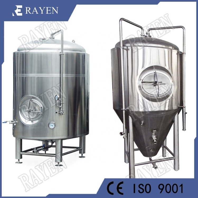 Stainless Steel brewing Vessel conical bottom fermentation tank fermenter  500L  Bright Beer Tank