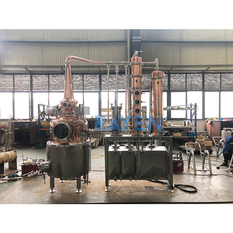 500L 1000L Alcohol Pot Still moonshine distiller copper boiler Alambic Distillateur Distillation Device