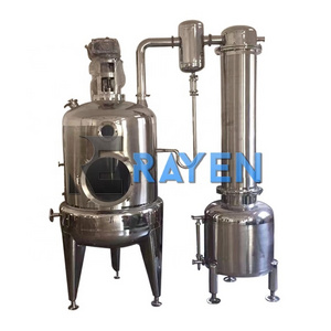 Stainless steel evaporator ball alcohol juice milk vacuum concentrator sauce tomato  paste  vacuum evaporator