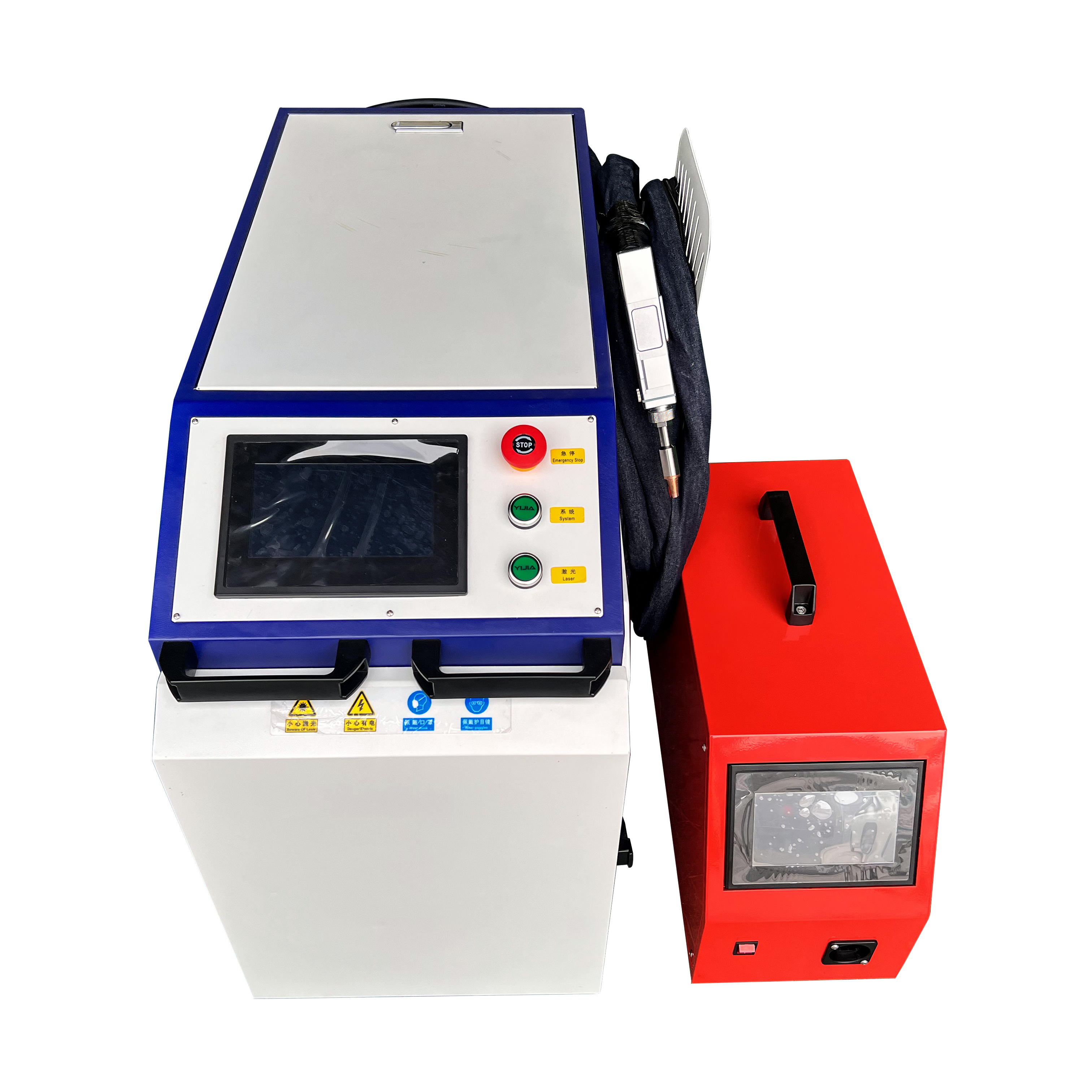 3 in 11000w 1500w 2000w Handheld Fiber Laser Metal Cutting Welding Cleaning Machine