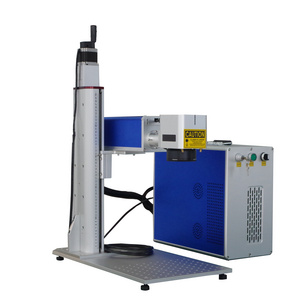 Automatic lifting mini fiber laser marking 30w engraving machines