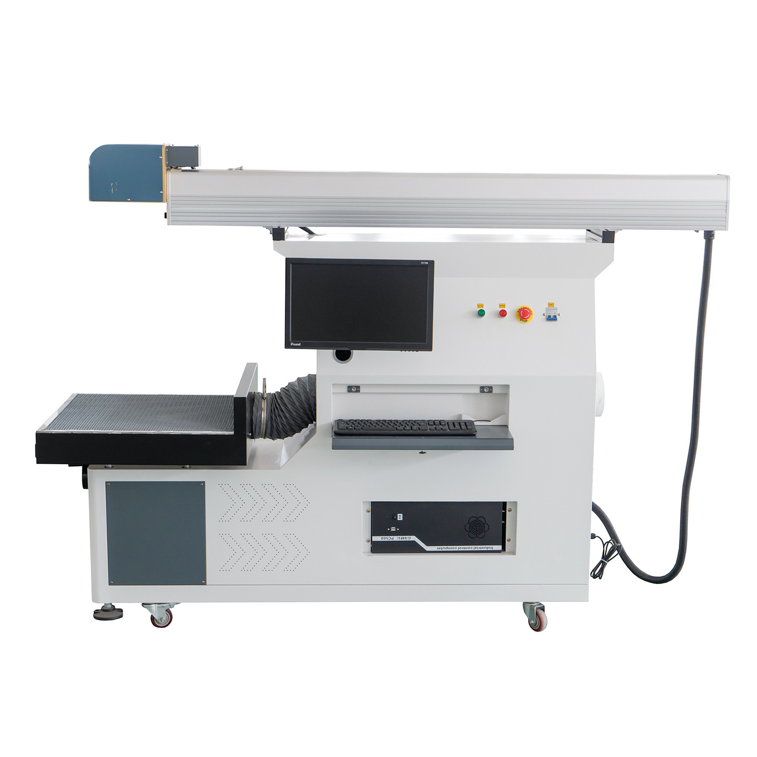 co2 3d Galvo laser marking cutting machine 600 600mm