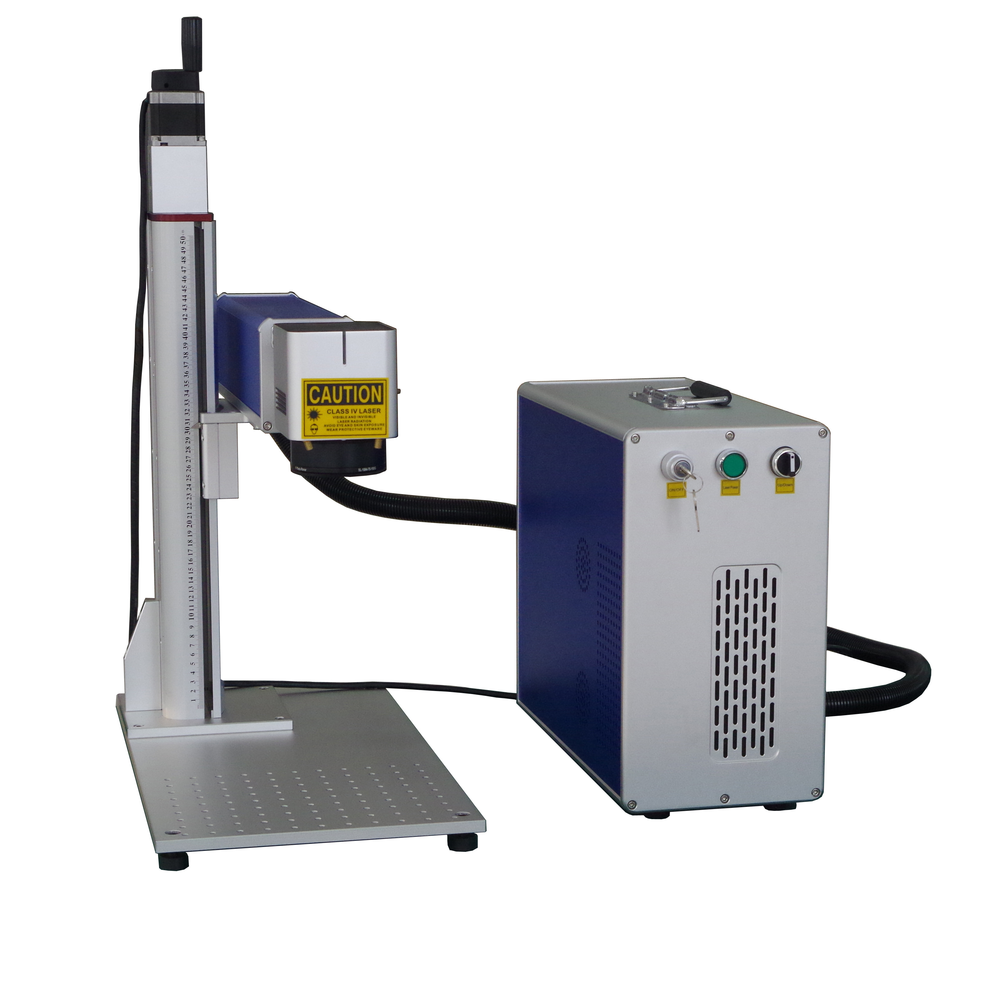 Automatic lifting mini fiber laser marking 30w engraving machines