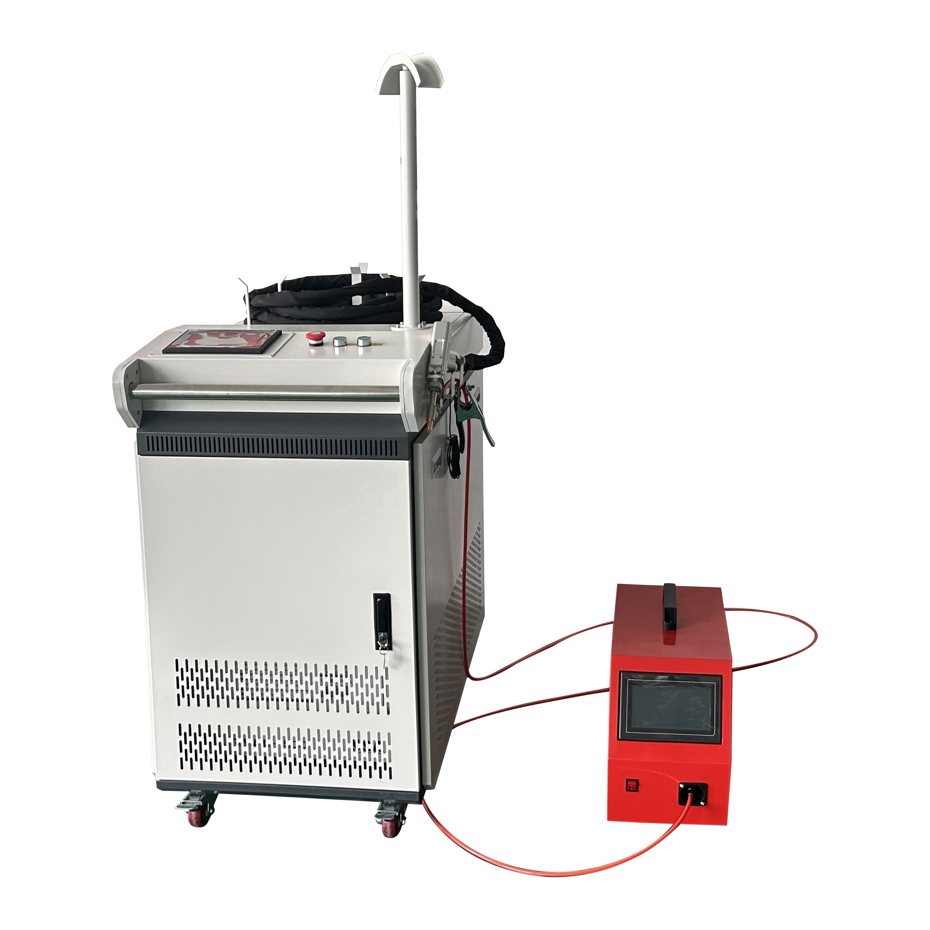 4 IN 1 handheld  1KW 3KW MAX source fiber Laser welding machine cleaner cutter welder  for steel stainless metal