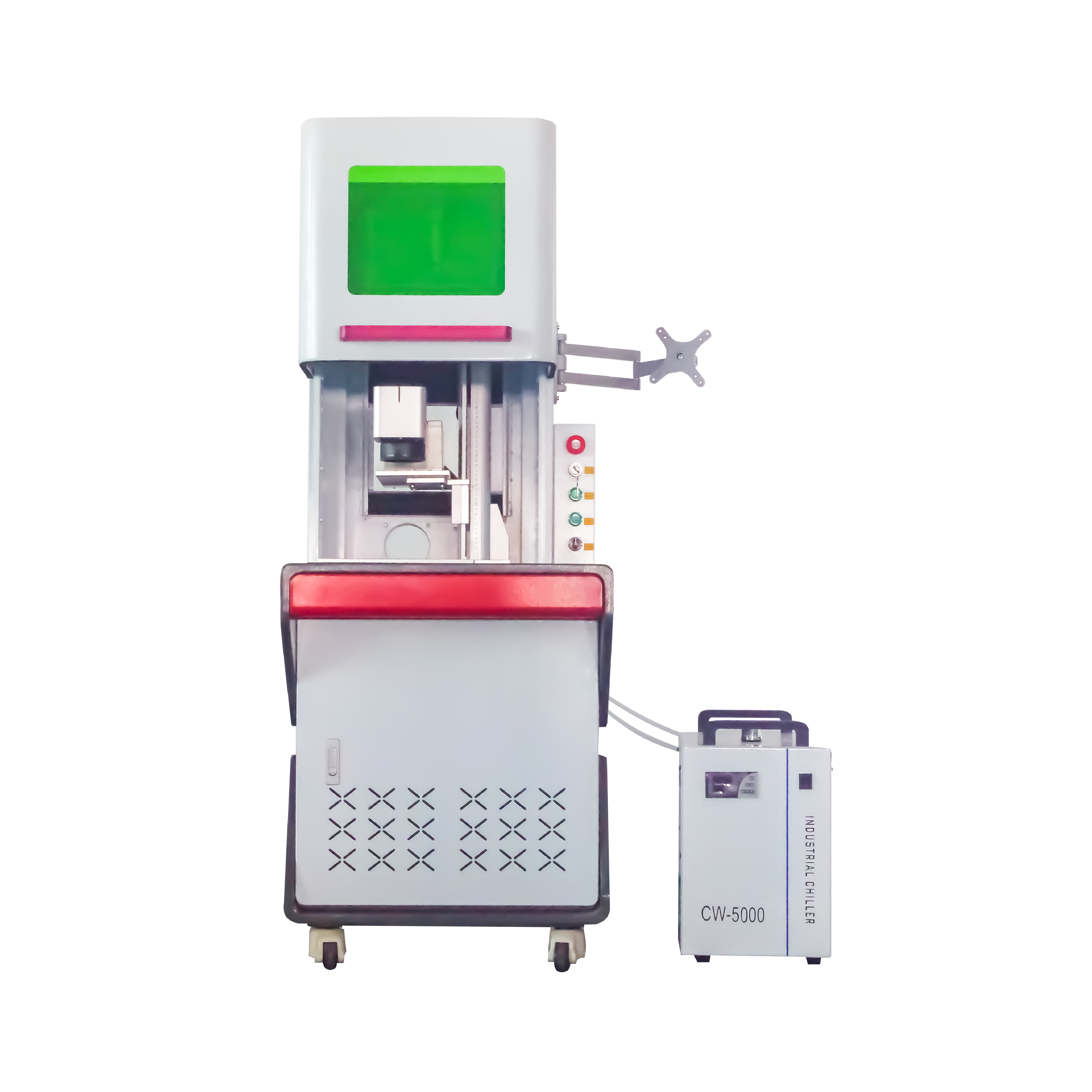 closed 3w 5w glass package bag drink bottles plastic pvc HDPE pipe 355nm UV laser marking machine