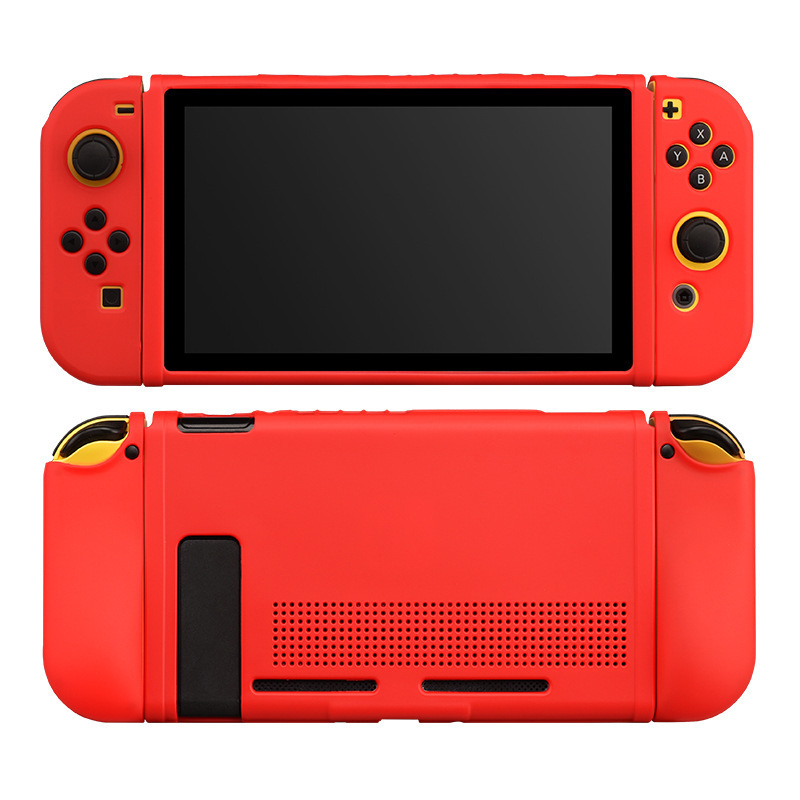 For Nintendo Switch Silicone Case TPU Cover Split Grip Replacement For Nintendo Switch Console Painted Shell